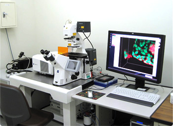 共焦点レーザー顕微鏡施設